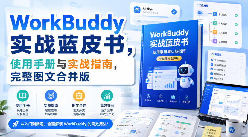 WorkBuddy实战蓝皮书，使用手册与实战指南，完整图文合并版-虚拟资料库
