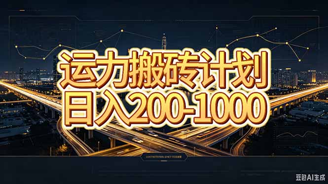 运力搬砖,风口项目。当日收益稳定200-1000。 每天仅需一小时,新人轻松上手。-虚拟资料库