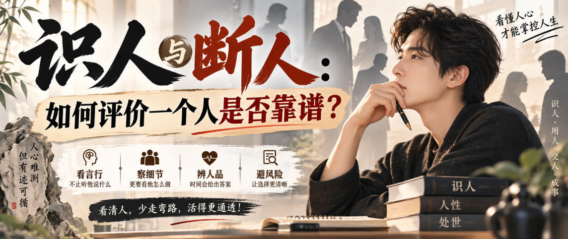 付费文章:识人与断人:如何评价一个人是否靠谱?-虚拟资料库