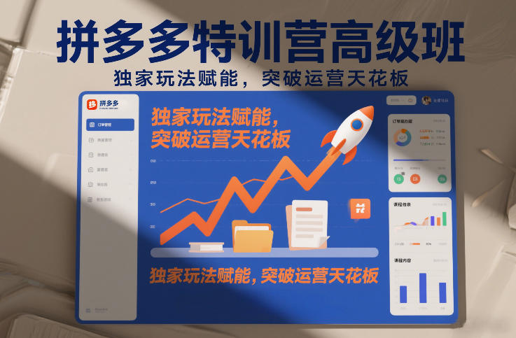 拼多多特训营高阶班,独家玩法赋能,突破运营天花板(更新260905)-虚拟资料库