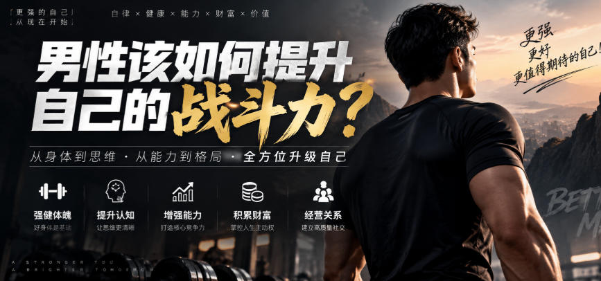 付费文章:男性该如何提升自己的战斗力?-虚拟资料库