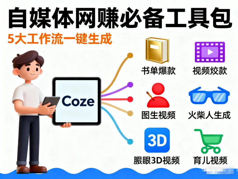 Coze工作流合集，内容一共100份左右，内容丰富，可以提供工作效率