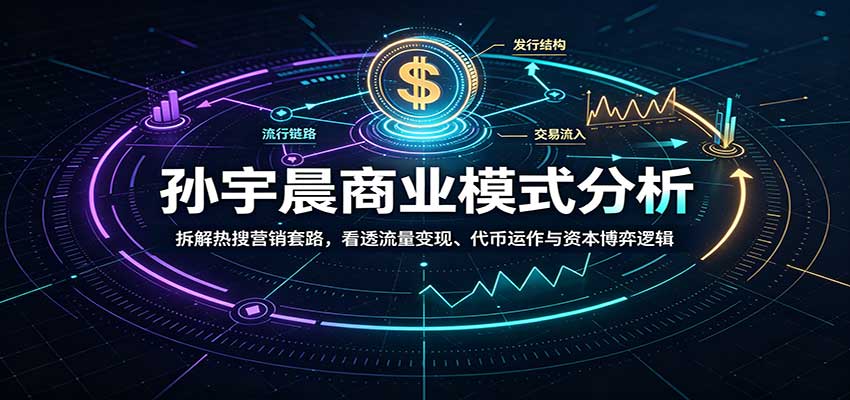 孙宇晨商业模式分析:拆解热搜营销套路,看透流量变现、代币运作与资本博弈逻辑-虚拟资料库