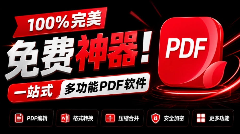 100%完美免费神器！一站式多功能PDF软件，支持PDF格式转换压缩编辑等，简约无广告，太Nice了JOPDF-虚拟资料库