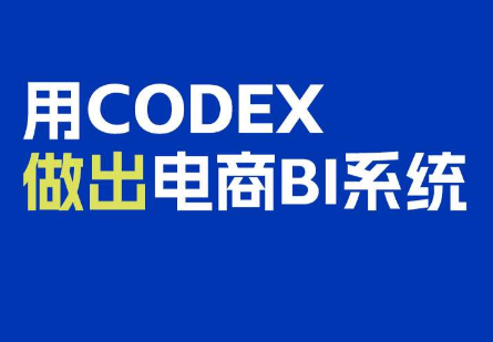电商108将·用Codex做出电商BI系统-虚拟资料库