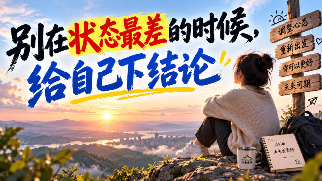 某公众号付费文章：别在状态最差的时候，给自己下结论-虚拟资料库
