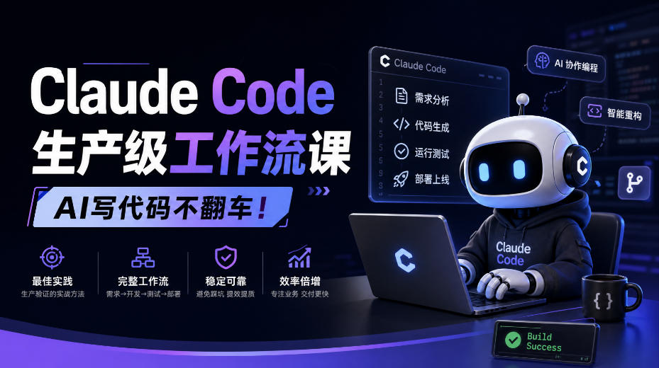 Claude Code生产级工作流课，AI写代码不翻车！【原创双语字幕】-虚拟资料库