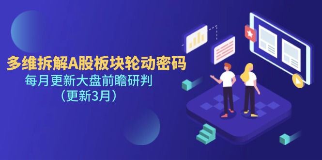 (14213期)多维拆解A股板块轮动密码,每月更新大盘前瞻研判(更新3月)-虚拟资料库