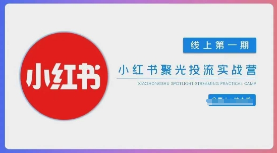 小红书聚光陪跑第一期,教你从0到1玩转小红书聚光投流,搭建小红书付费投流团队,更快的见到效果-虚拟资料库