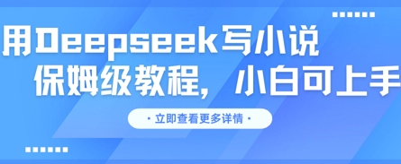 用Deepseek写小说,保姆级教程,小白可实操-虚拟资料库